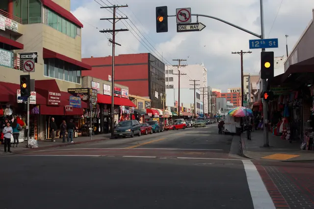 Santee Street, Fashion District, Лос-Анджелес (2011-01-08 13.31.51, Дэвид Хиловиц)